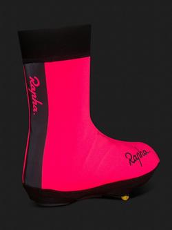 Rapha Winter Overshoes Waterproof Cycling Socks - view 2, High-vis Pink