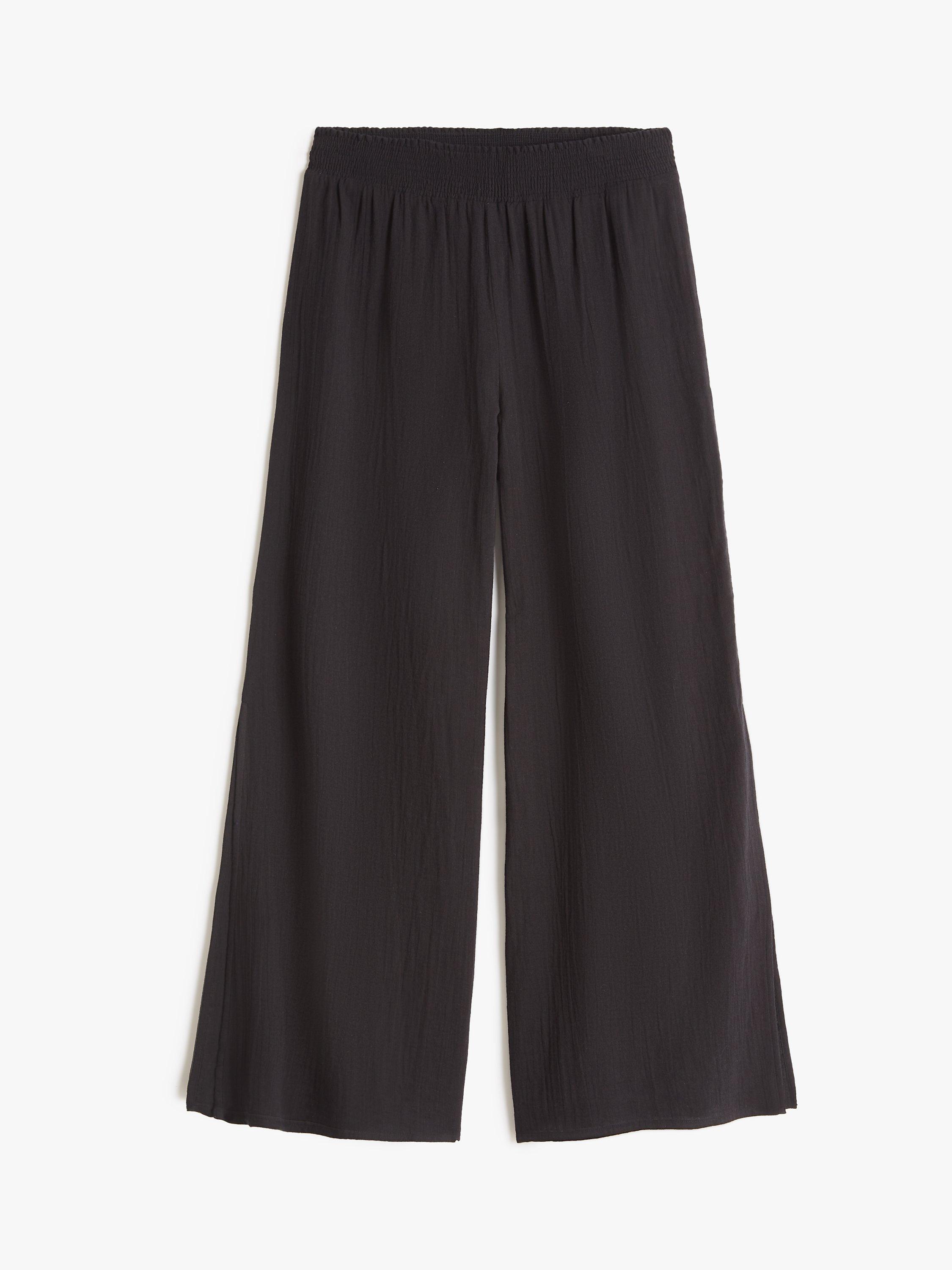 Product image 4 of 5, which shows HUSH Mira Beach Trousers, Black, XXS