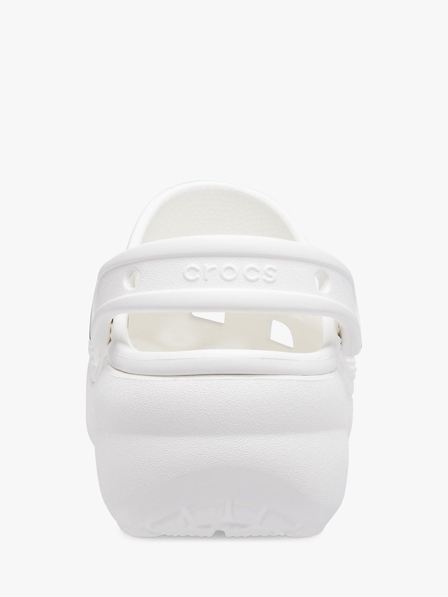 Platform crocs white online