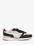 PUMA Kids' R78 Trainers, Lotus Pink/PUMA White/PUMA Black