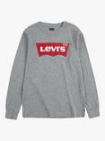 Levi's Kids' Batwing Long Sleeve T-Shirt, Grey