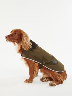 Barbour Waterproof Dog Coat, Olive - view 2, Olive