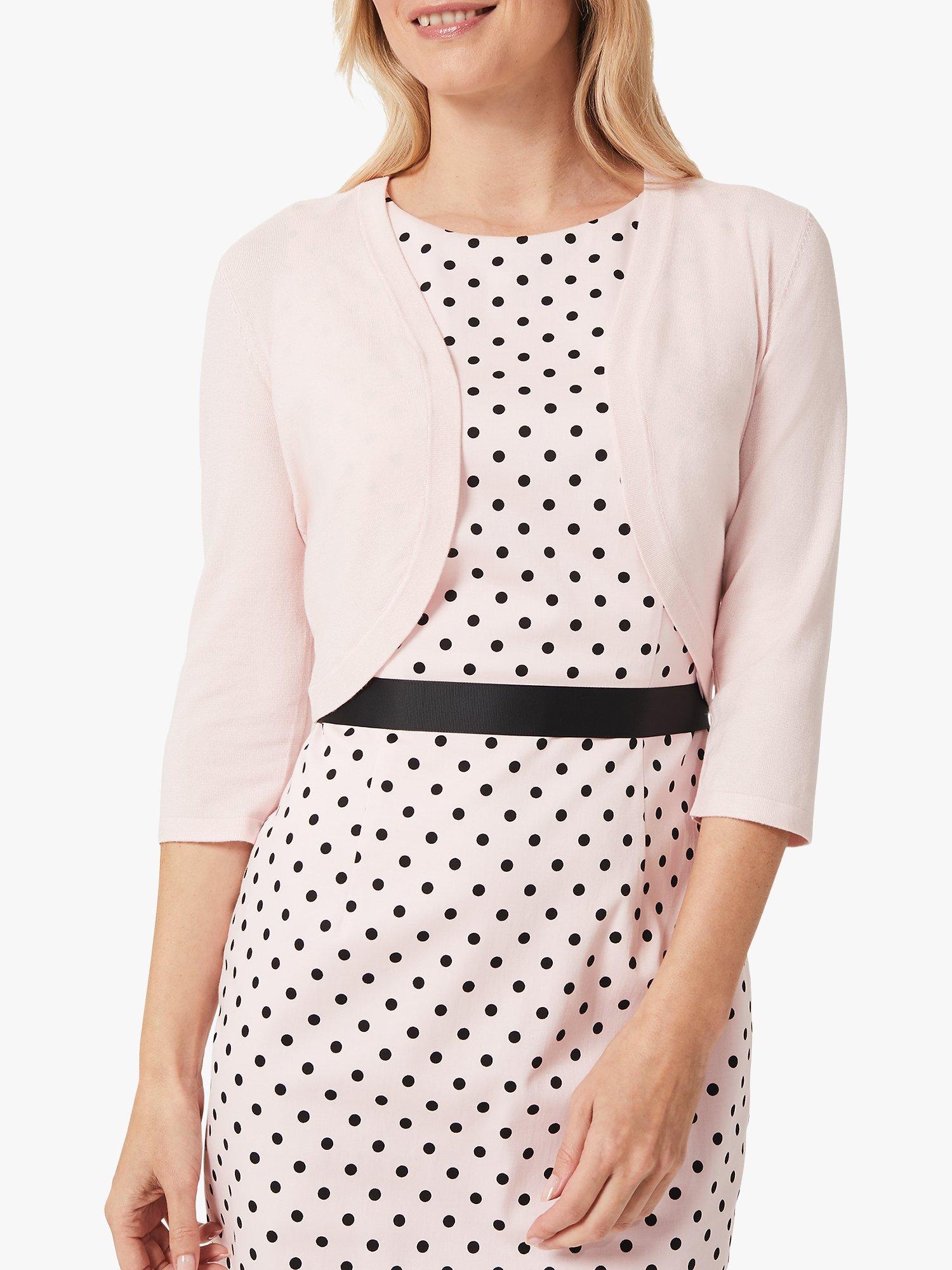 Hobbs Carrie Bolero, Pale Pink