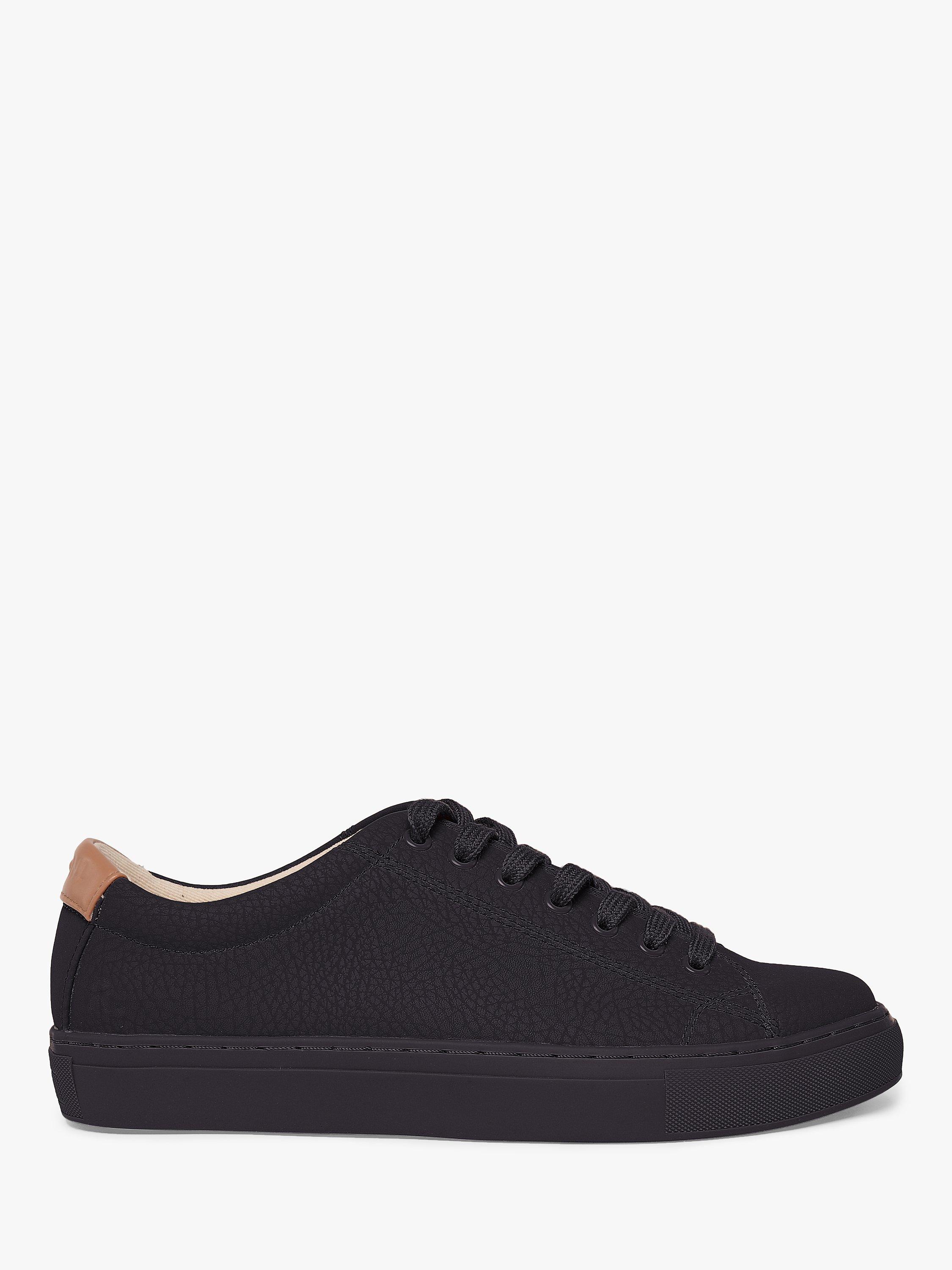RATION.L R-Kind Grain Unisex Vegan Trainers, Mercury Black