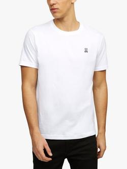 Psycho Bunny Classic Logo Crew Neck Pima Cotton T-Shirt, White