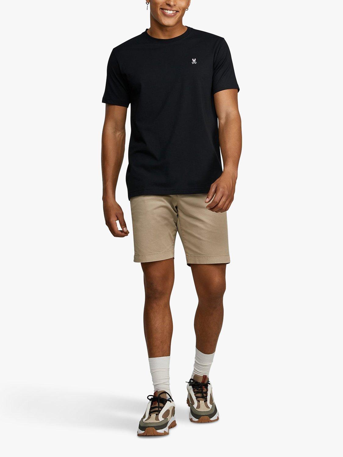 Psycho Bunny Classic Logo Crew Neck Pima Cotton T-Shirt, Black, S