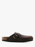 Birkenstock Boston Oiled Nubuck Clogs, Brown