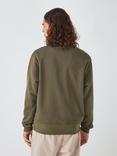 John Lewis ANYDAY Cotton Crew Neck Sweatshirt, Khaki