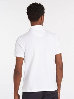 Barbour Short Sleeve Sports Polo Shirt - view 2, White