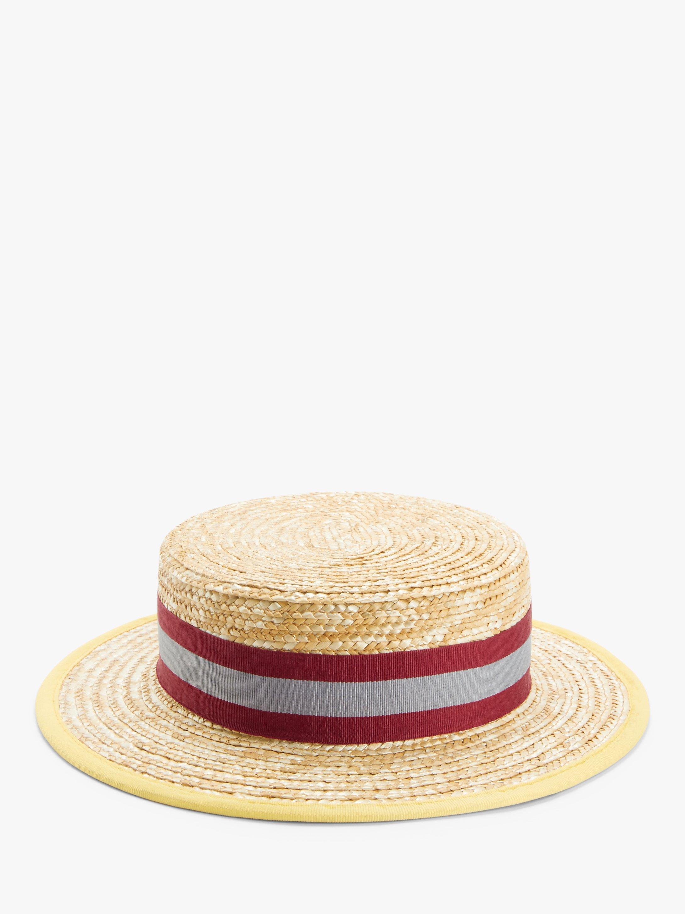 Highclare School Boater Hat, Natural