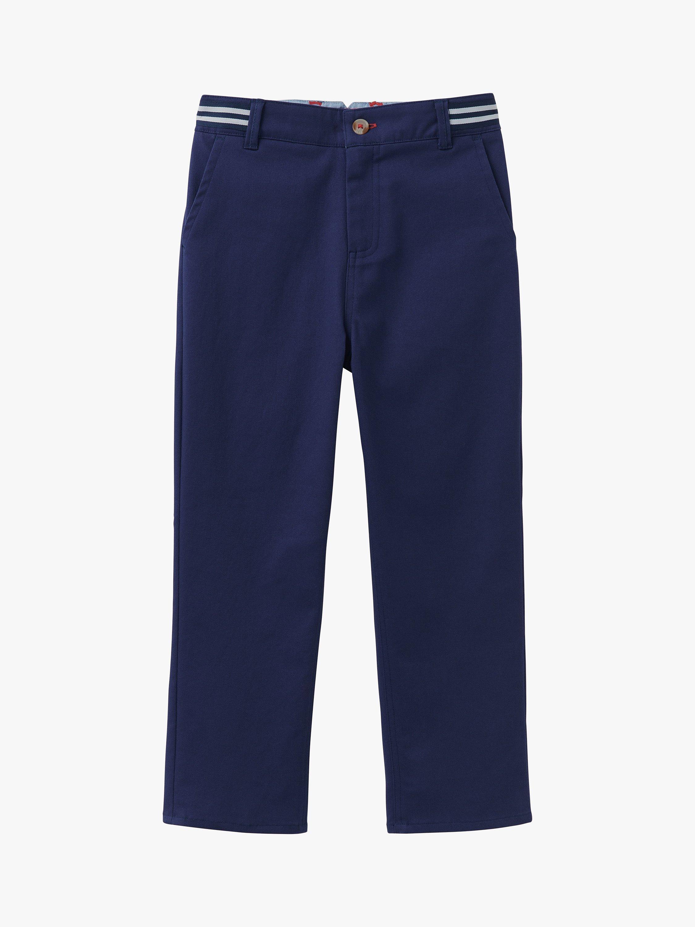 Crew Clothing Kids' Slim Fit Chino Trousers, Navy