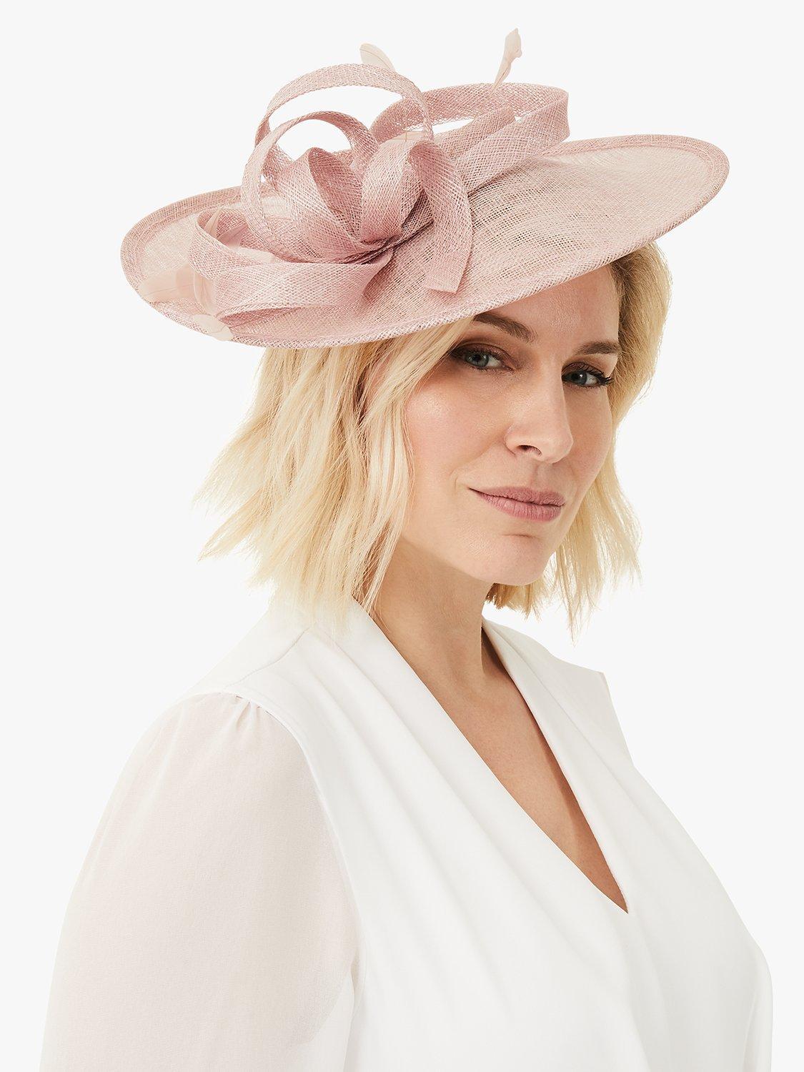 Phase Eight Roseville Oval Disc Fascinator, Antique Rose