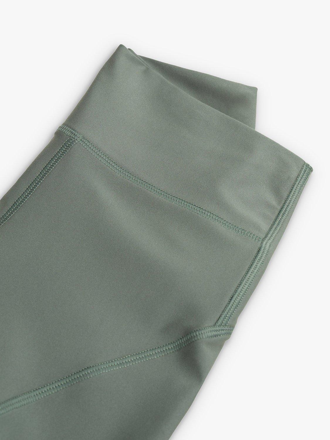Product image 6 of 7, which shows Mango Breathable Sports Leggings, Khaki, S