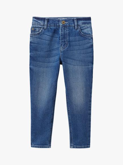 Crew Clothing Girls' Skinny Fit Mid Wash Jeans, Blue, Blue