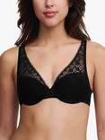 Chantelle Day To Night Plunge Spacer Bra, Black