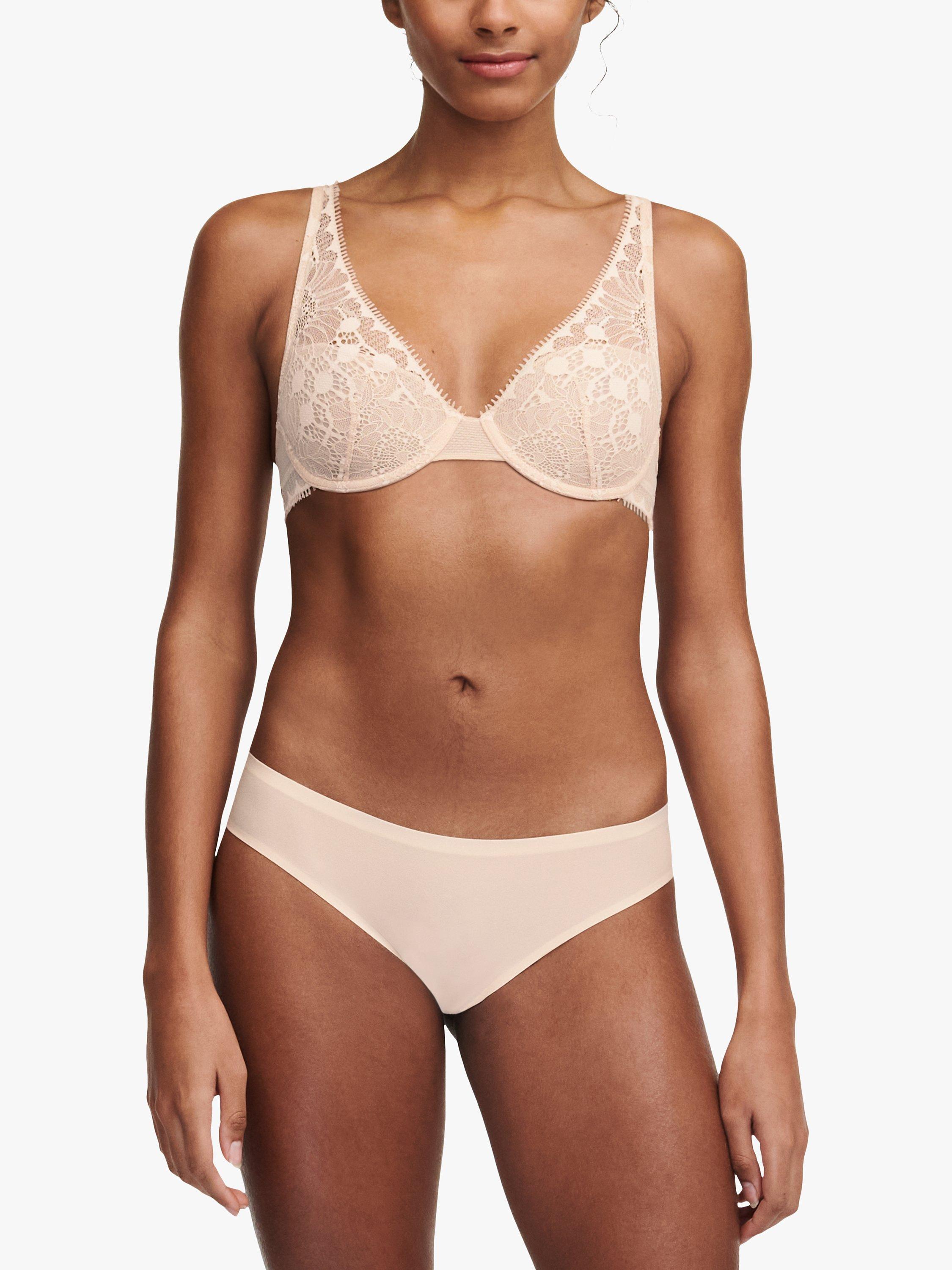 Product image 4 of 4, which shows Chantelle Day To Night Plunge Spacer Bra, Golden Beige, 32B
