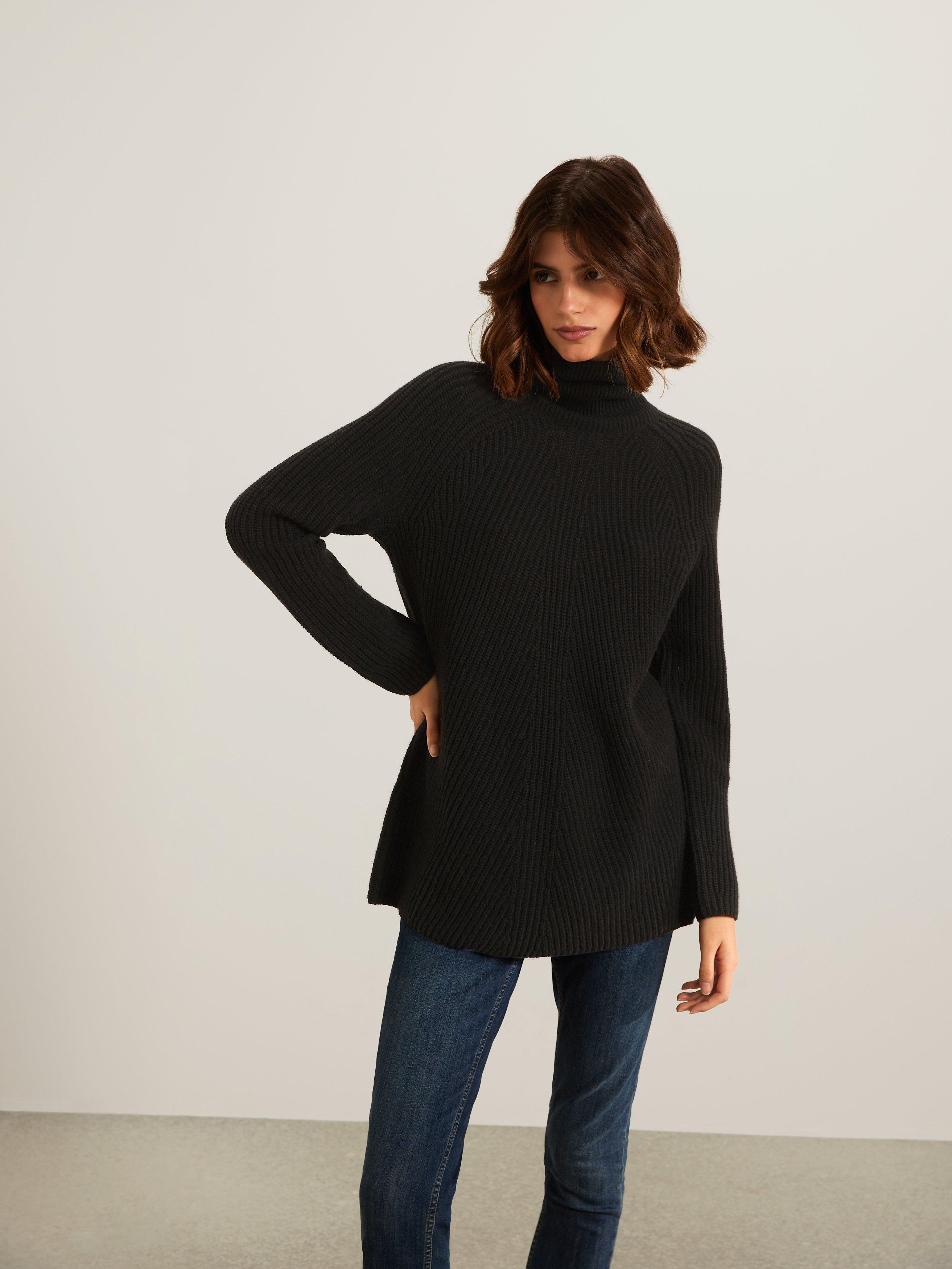 John Lewis Textured Roll Neck Sweater