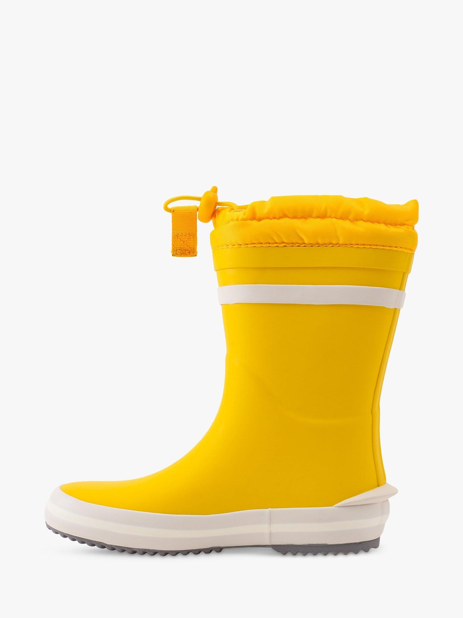 Start-Rite Kids' Puddle Wellington Boots, Yellow Plain, 4 Jnr