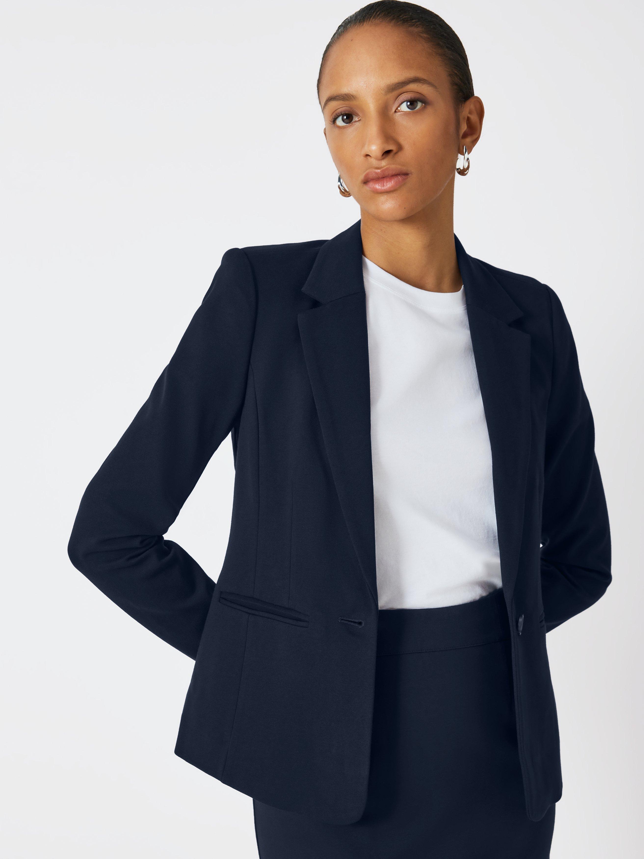 John Lewis Taylor Ponte Jacket, Navy