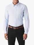 Crew Clothing Slim Fit Long Sleeve Oxford Shirt, Light Blue