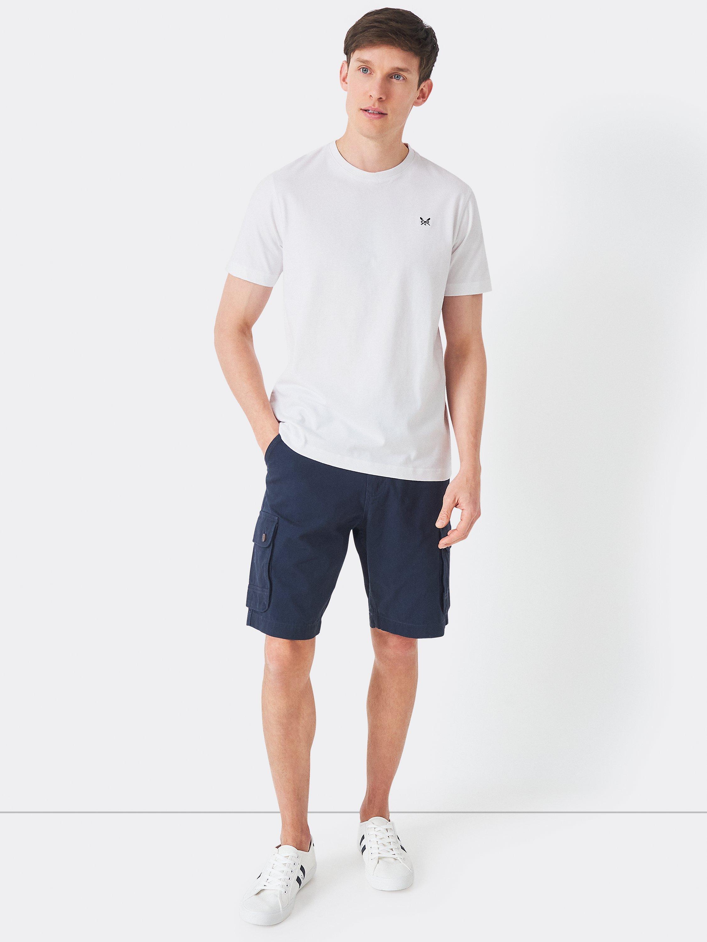 Product image 3 of 4, which shows Crew Clothing Crew Neck T-Shirt, White, XS