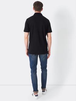 Crew Clothing Classic Pique Polo Shirt - view 2, Black