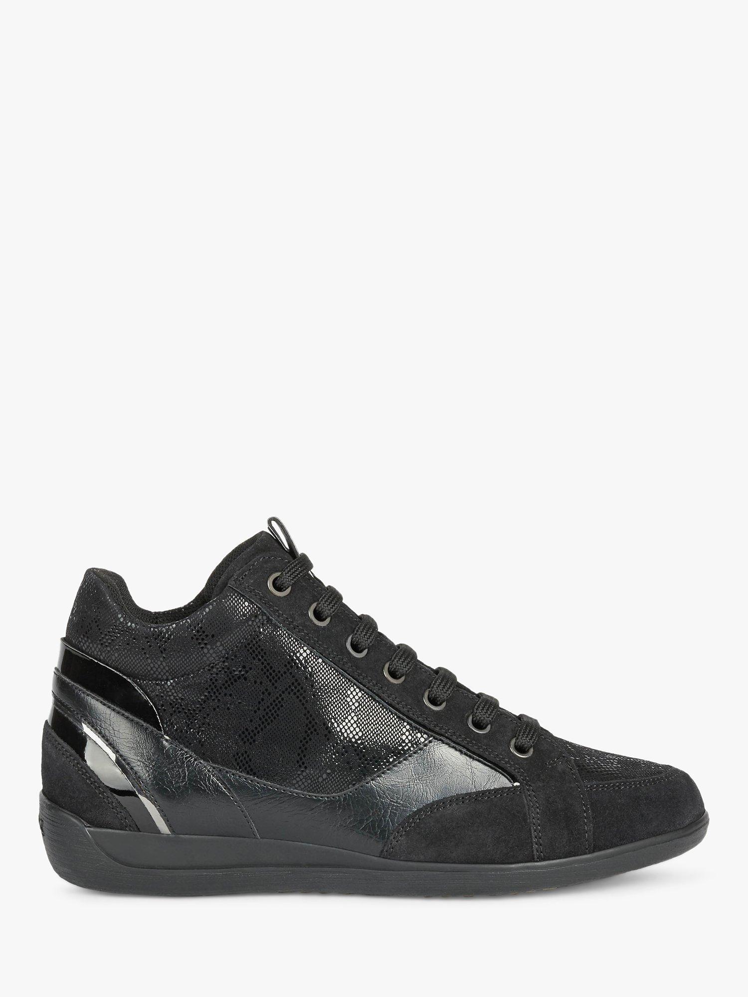 Geox Women's Myria Leather Lace Up Trainers
