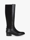 Geox Women's Felicity Block Heeled Knee High Boots, Black