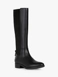 Geox Women's Felicity Block Heeled Knee High Boots, Black