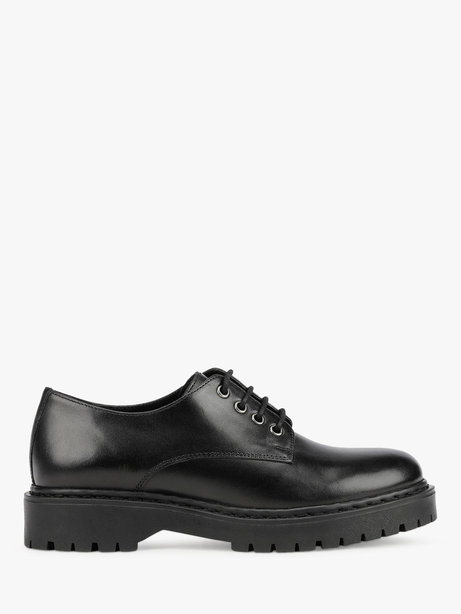 Product image 1 of 6, which shows Geox Women's Bleyze Leather Brogues, Black, 5