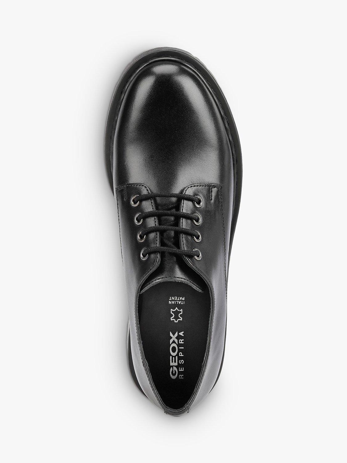 Product image 5 of 6, which shows Geox Women's Bleyze Leather Brogues, Black, 5