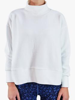 Zozimus Luxe Ribbed Sweatshirt, Lily White