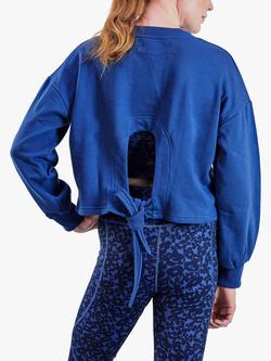 Zozimus Statement Cropped Sweatshirt - view 2, Bering Sea