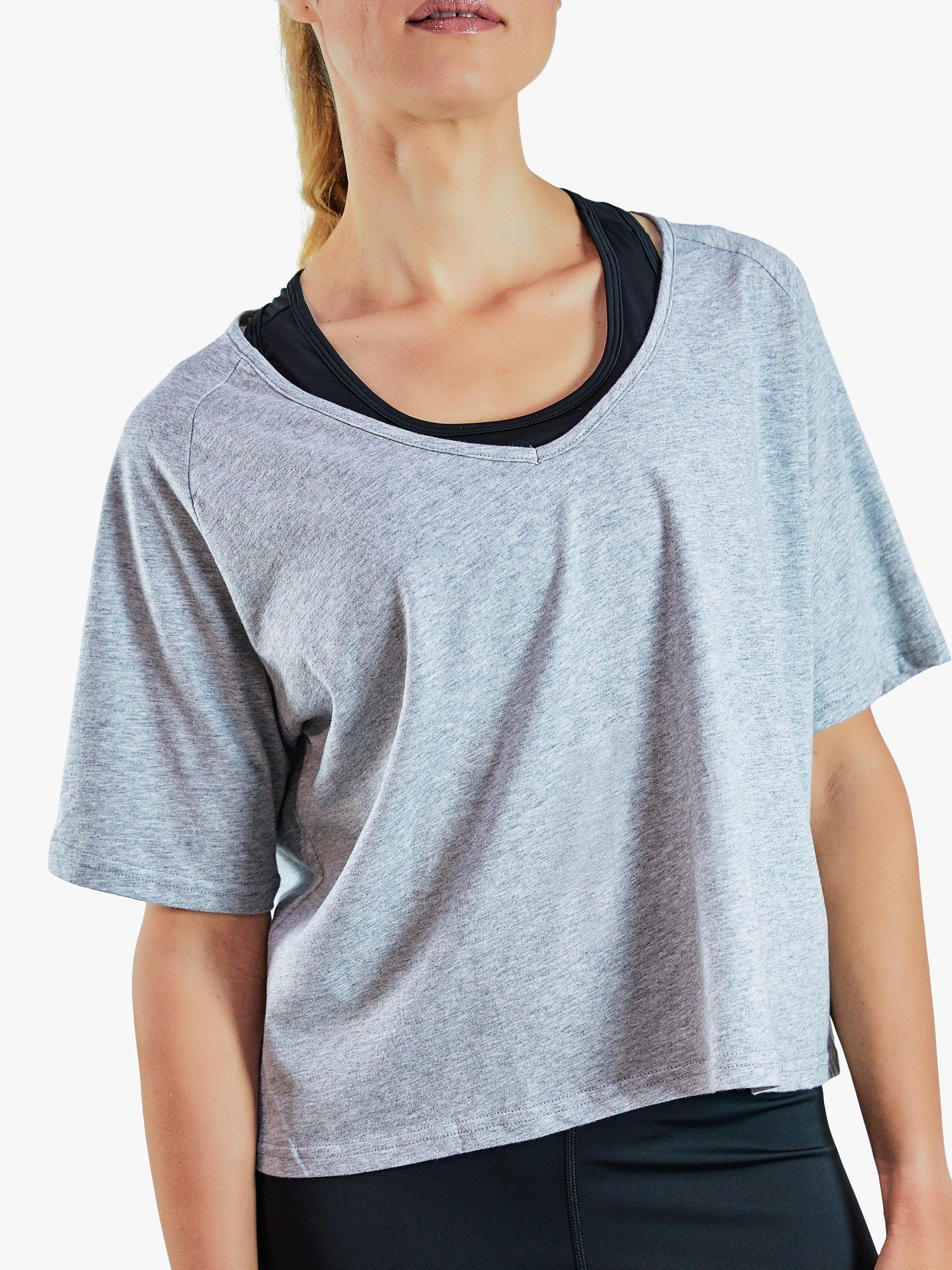 Product image 1 of 6, which shows Zozimus Classic Short Sleeve T-Shirt, Grey Marl, S