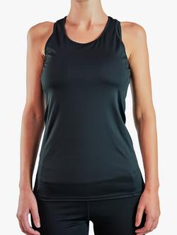 Zozimus Hero Stripe Back Vest Top, Black