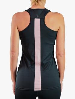 Zozimus Hero Stripe Back Vest Top - view 2, Black