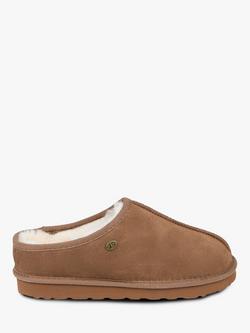 Just Sheepskin Louis Mule Slippers, Chestnut