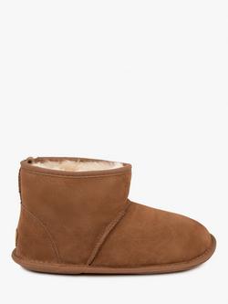 Just Sheepskin Chester Sheepskin Boot Slippers - view 2, Chestnut