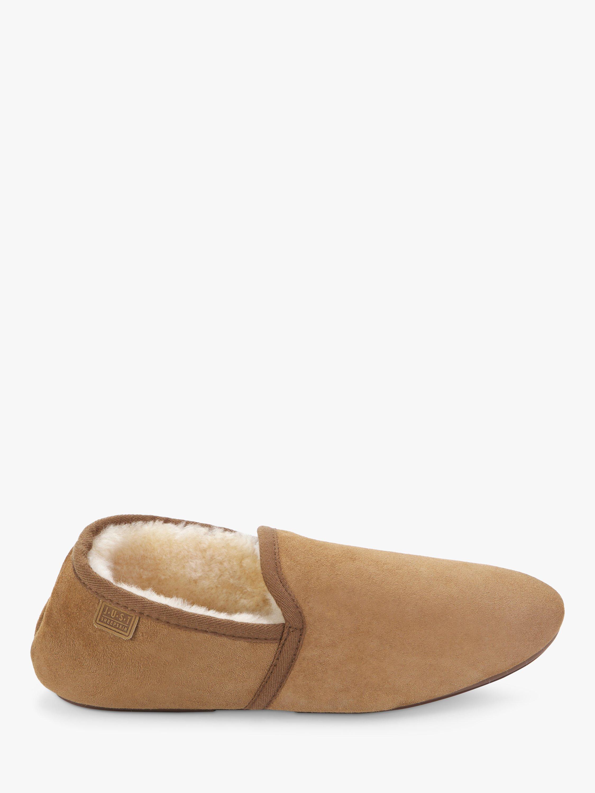 Just Sheepskin Garrick Sheepskin Slippers Chestnut