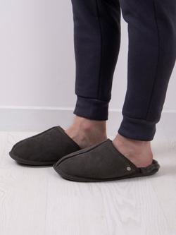 Just Sheepskin Donmar Sheepskin Mule Slippers, Dark Grey