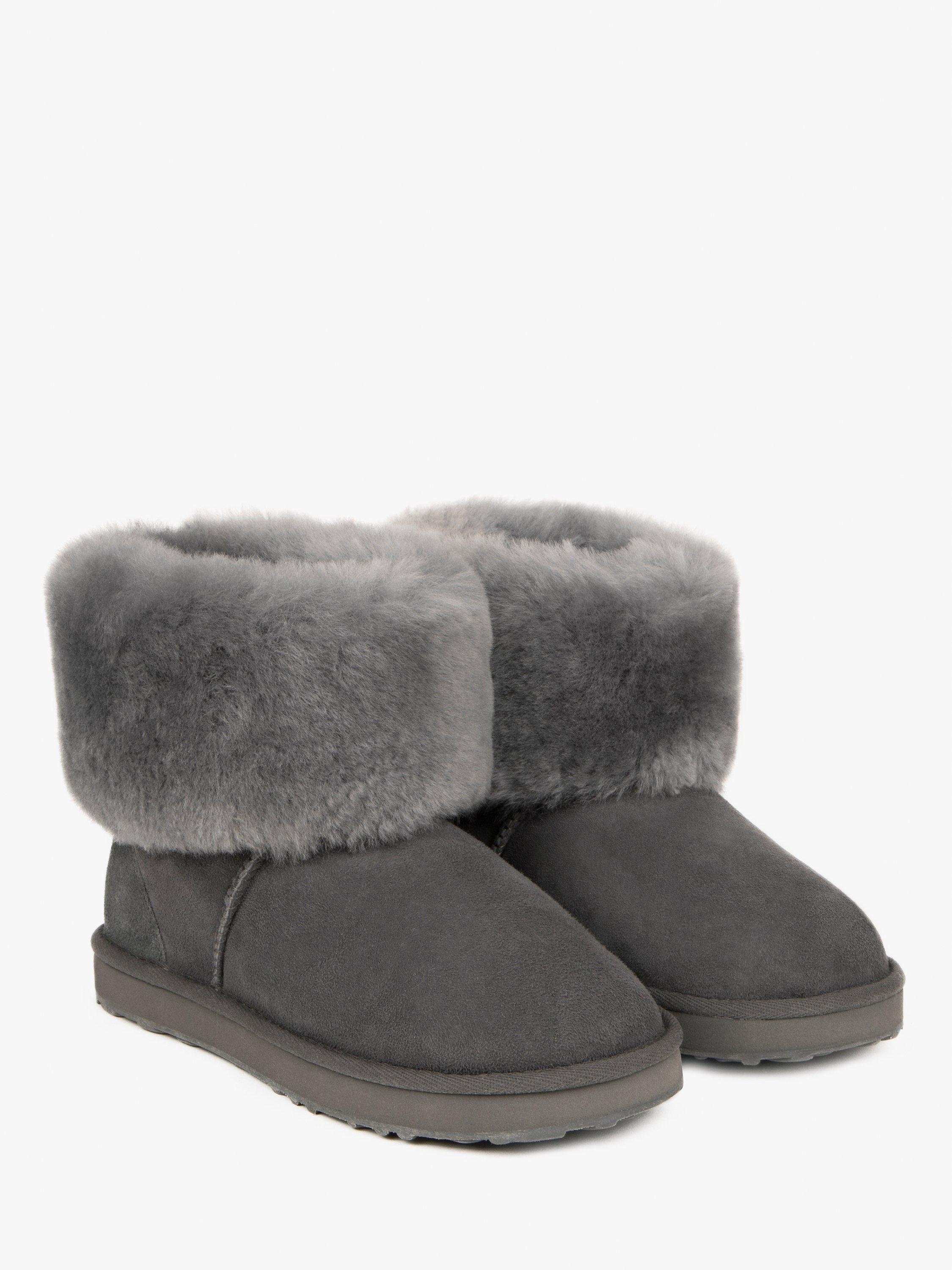 Product image 6 of 6, which shows Just Sheepskin Sheepskin Boots, Dark Grey, 3