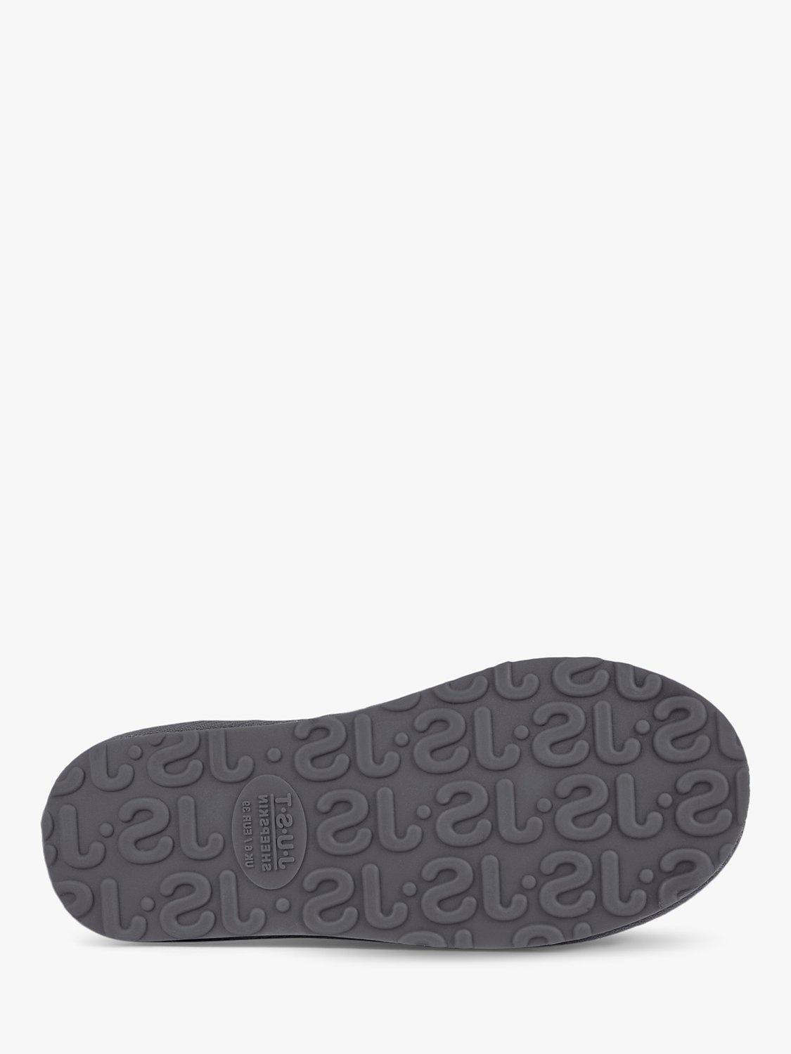 Product image 4 of 4, which shows Just Sheepskin Short Classic Ankle Boots, Dark Grey, 3