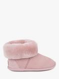 Just Sheepskin Albery Suede Slipper Boots, Pink