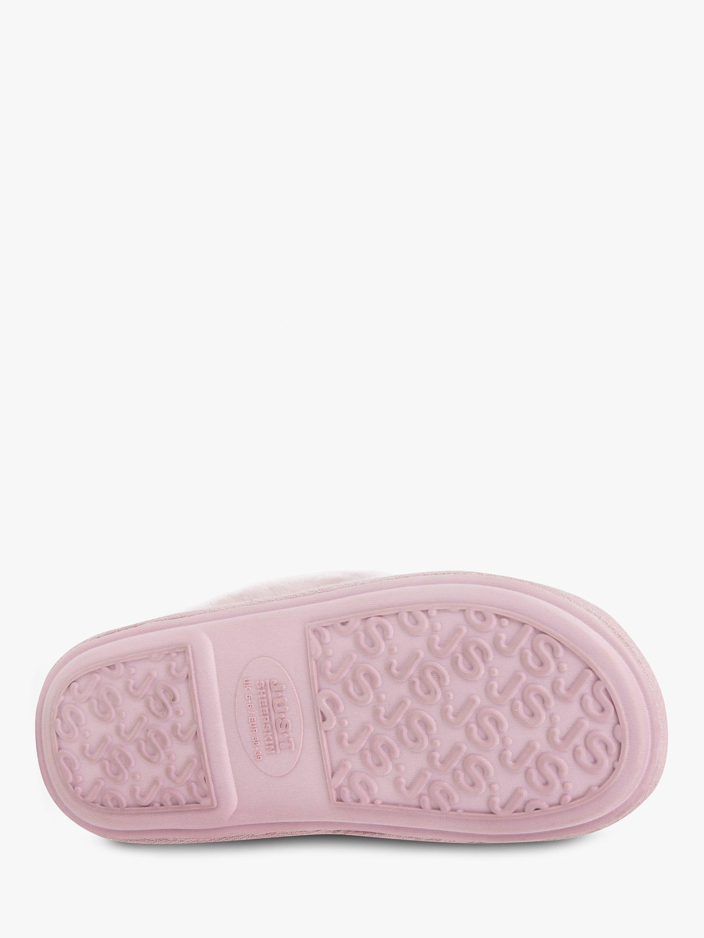 Just Sheepskin Albery Suede Slipper Boots, Pink, 4