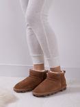 Just Sheepskin Grace Suede Slipper Boots