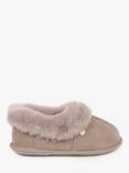 Just Sheepskin Classic Sheepskin Slippers, Cream, Dove