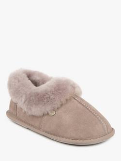 Just Sheepskin Classic Sheepskin Slippers - view 2, Dove