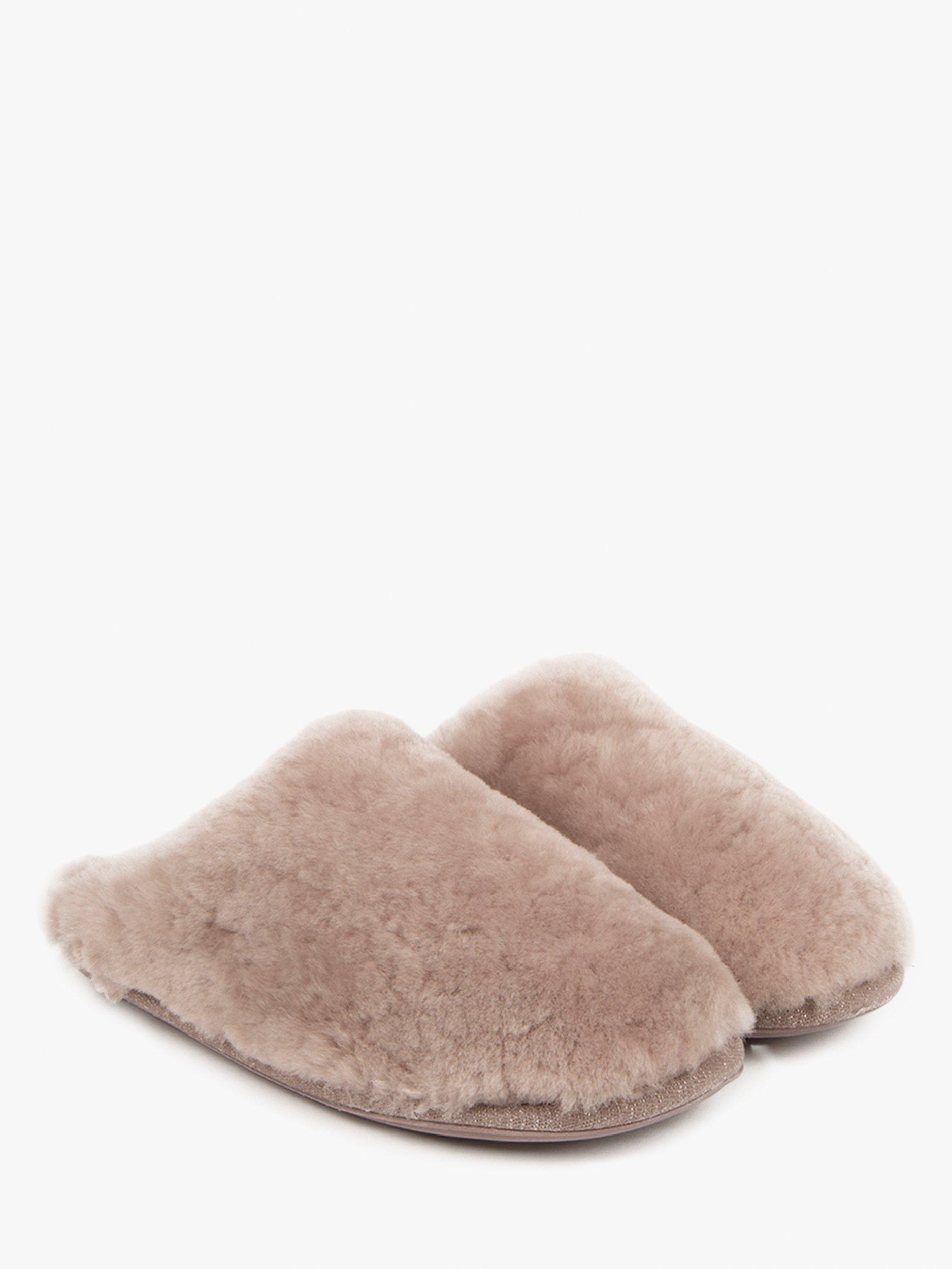 Product image 6 of 6, which shows Just Sheepskin Louise Sheepskin Mule Slippers, Mink, 7