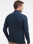 Barbour Essential Lambswool Half Zip Jumper, Navy Mix