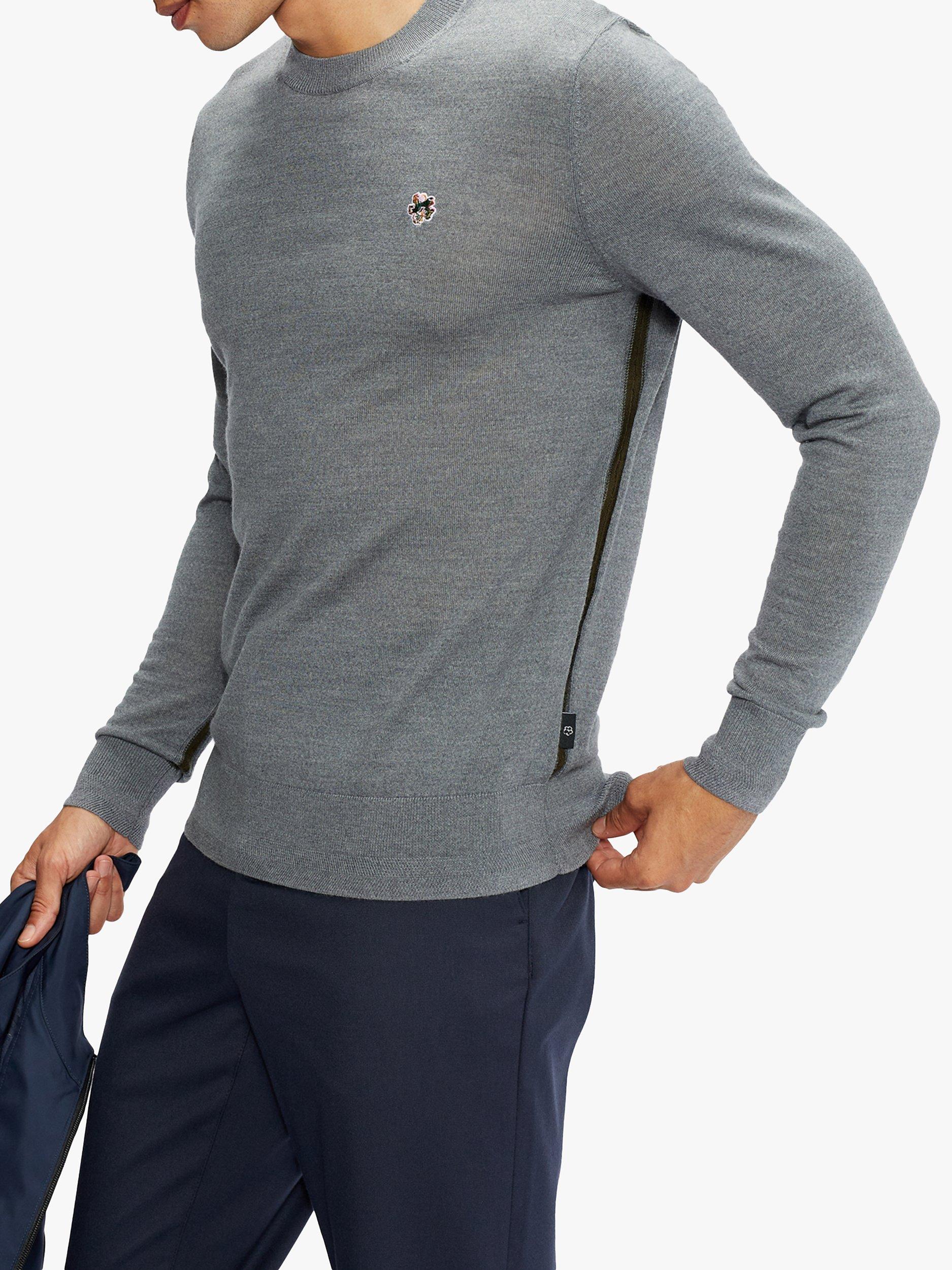 Ted Baker Cardiff Wool Jumper, Charcoal